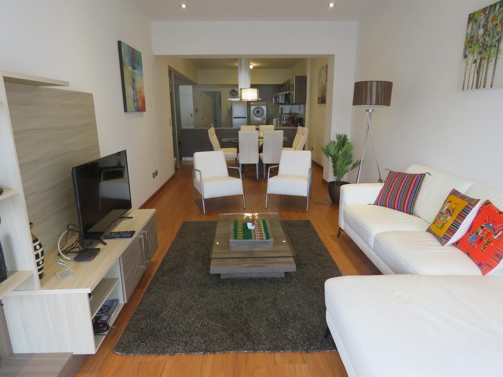 Spacious Apartment in Miraflores Lima Cameră foto